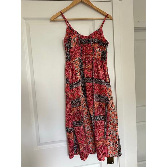 Old Navy Patchwork Floral Midi Dress - Picture 10 of 11